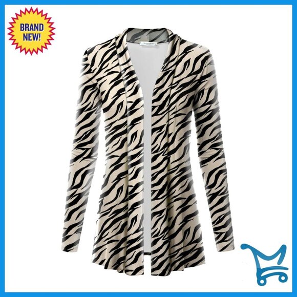 Sweaters - Lightweight Open Front Cardigan with Pockets, Formal Kimono Duster Sweater